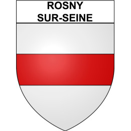 Rosny-sur-Seine Sticker wappen, gelsenkirchen, augsburg, klebender aufkleber