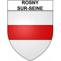 Stickers coat of arms Rosny-sur-Seine adhesive sticker