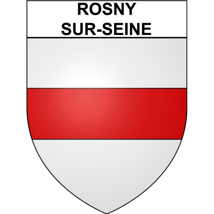 Rosny-sur-Seine 78 ville Stickers blason autocollant adhésif