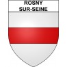 Pegatinas escudo de armas de Rosny-sur-Seine adhesivo de la etiqueta engomada