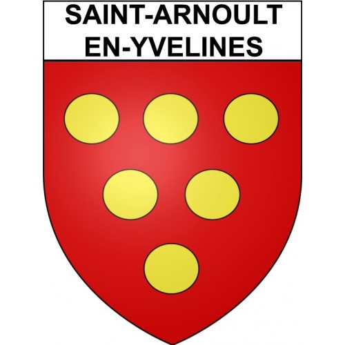 Adesivi stemma Saint-Arnoult-en-Yvelines adesivo
