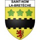 Pegatinas escudo de armas de Saint-Nom-la-Bretèche adhesivo de la etiqueta engomada