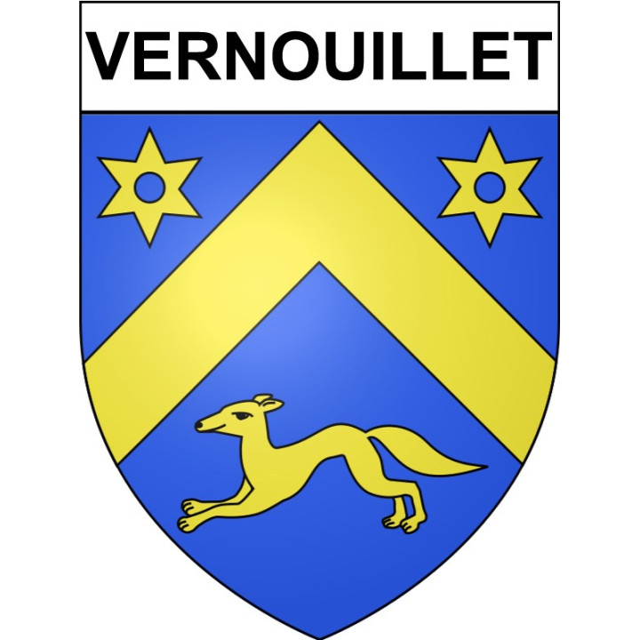 Stickers coat of arms Vernouillet adhesive sticker