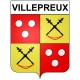 Stickers coat of arms Villepreux adhesive sticker