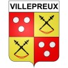 Villepreux Sticker wappen, gelsenkirchen, augsburg, klebender aufkleber