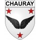 Chauray Sticker wappen, gelsenkirchen, augsburg, klebender aufkleber