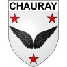 Chauray Sticker wappen, gelsenkirchen, augsburg, klebender aufkleber