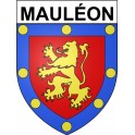 Pegatinas escudo de armas de Mauléon adhesivo de la etiqueta engomada