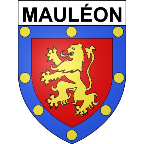 Stickers coat of arms Mauléon adhesive sticker