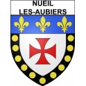 Nueil-les-Aubiers 79 ville Stickers blason autocollant adhésif