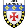 Stickers coat of arms Nueil-les-Aubiers adhesive sticker