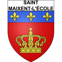 Stickers coat of arms Saint-Maixent-l'école adhesive sticker
