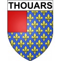 Adesivi stemma Thouars adesivo