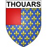 Thouars Sticker wappen, gelsenkirchen, augsburg, klebender aufkleber