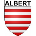 Albert 80 ville Stickers blason autocollant adhésif