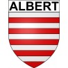 Albert Sticker wappen, gelsenkirchen, augsburg, klebender aufkleber