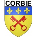 Stickers coat of arms Corbie adhesive sticker