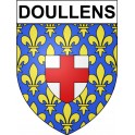 Doullens 80 ville Stickers blason autocollant adhésif