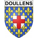 Stickers coat of arms Doullens adhesive sticker