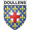 Stickers coat of arms Doullens adhesive sticker
