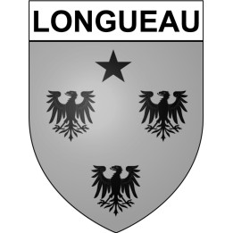 Stickers coat of arms Longueau adhesive sticker