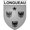 Stickers coat of arms Longueau adhesive sticker