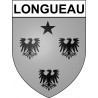 Longueau Sticker wappen, gelsenkirchen, augsburg, klebender aufkleber