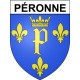 Stickers coat of arms Péronne adhesive sticker