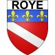 Roye 80 ville Stickers blason autocollant adhésif