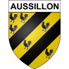 Aussillon Sticker wappen, gelsenkirchen, augsburg, klebender aufkleber