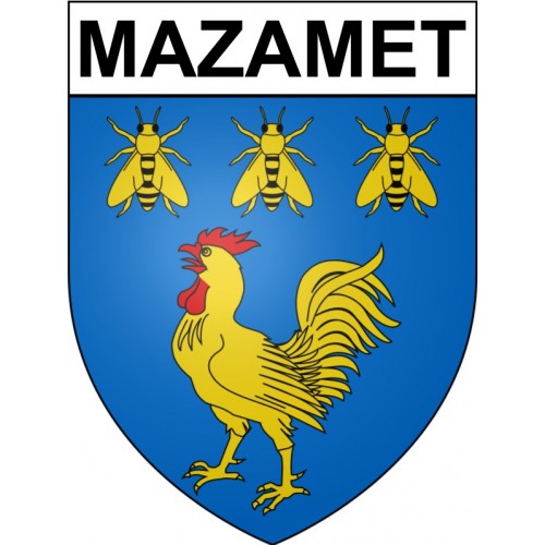 Adesivi stemma Mazamet adesivo