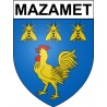 Stickers coat of arms Mazamet adhesive sticker