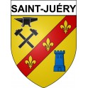 Saint-Juéry Sticker wappen, gelsenkirchen, augsburg, klebender aufkleber