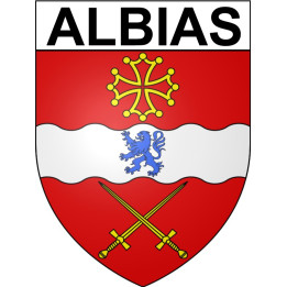 Albias Sticker wappen, gelsenkirchen, augsburg, klebender aufkleber