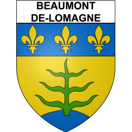 Stickers coat of arms Beaumont-de-Lomagne adhesive sticker