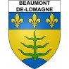 Beaumont-de-Lomagne 82 ville Stickers blason autocollant adhésif