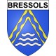 Bressols 82 ville Stickers blason autocollant adhésif