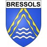 Bressols Sticker wappen, gelsenkirchen, augsburg, klebender aufkleber