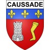 Caussade Sticker wappen, gelsenkirchen, augsburg, klebender aufkleber