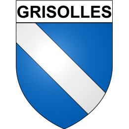 Grisolles Sticker wappen, gelsenkirchen, augsburg, klebender aufkleber