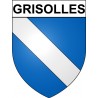 Adesivi stemma Grisolles adesivo
