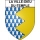 La Ville-Dieu-du-Temple 82 ville Stickers blason autocollant adhésif