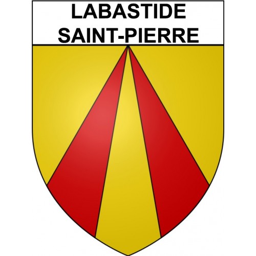 Stickers coat of arms Labastide-Saint-Pierre adhesive sticker