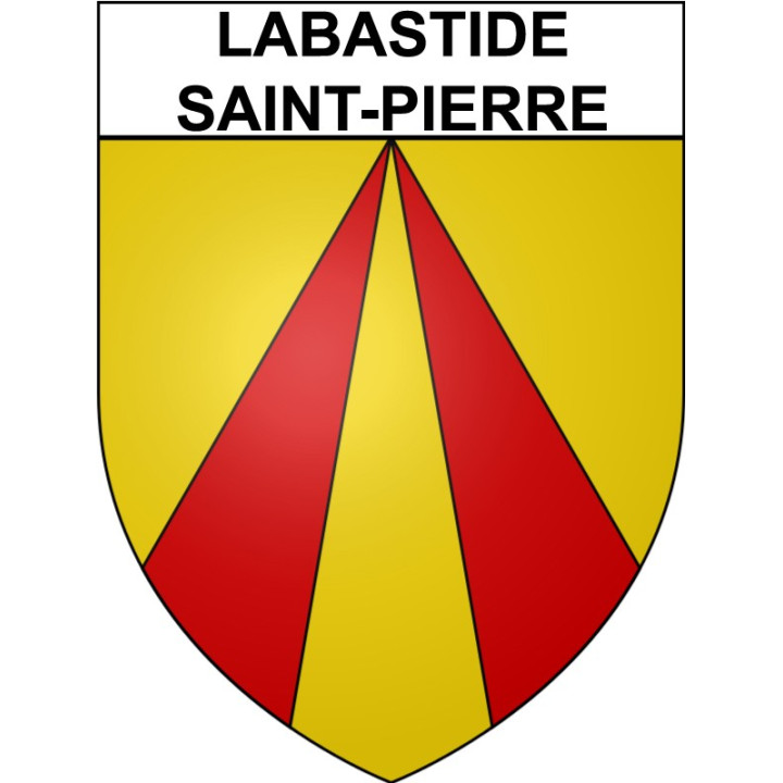 Labastide-Saint-Pierre 82 ville Stickers blason autocollant adhésif