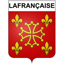 Pegatinas escudo de armas de Lafrançaise adhesivo de la etiqueta engomada