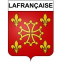 Pegatinas escudo de armas de Lafrançaise adhesivo de la etiqueta engomada