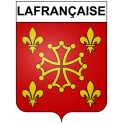 Pegatinas escudo de armas de Lafrançaise adhesivo de la etiqueta engomada