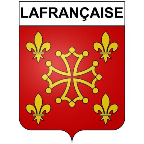 Lafrançaise Sticker wappen, gelsenkirchen, augsburg, klebender aufkleber