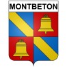 Adesivi stemma Montbeton adesivo