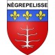 Nègrepelisse Sticker wappen, gelsenkirchen, augsburg, klebender aufkleber